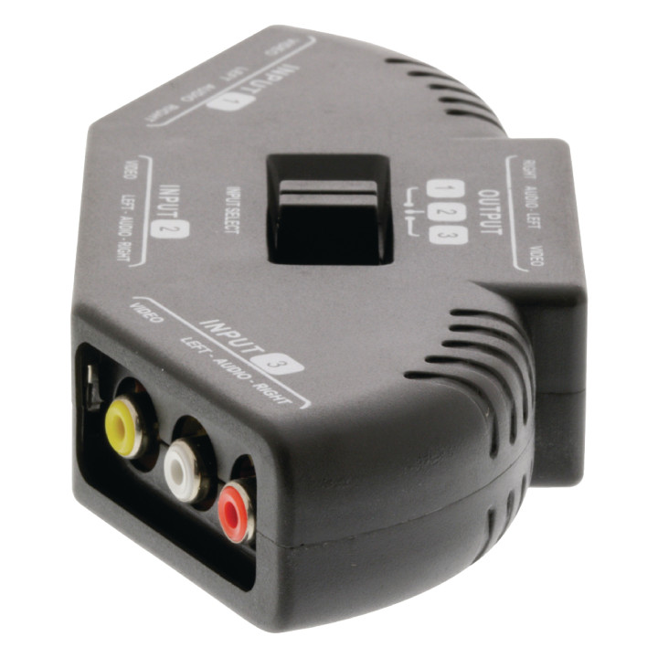3 fach audio video umschalter hq - 17
