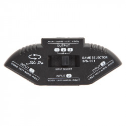 Conmutador audio video rca 3 vias acoplador 3 canales repartidor avswitch 6 a avw089 trixes - 8