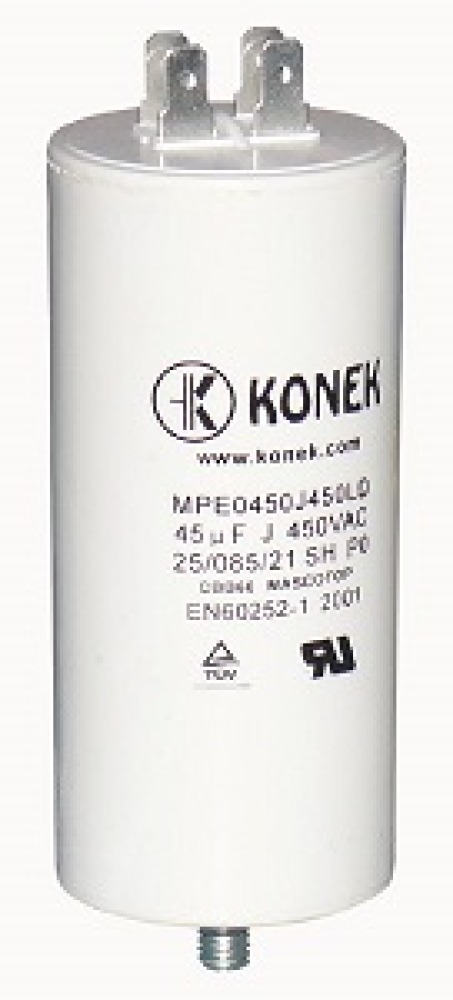 45mf kondensator mf mikrofarad 450v 50/60 hz motorinbetriebnahme wohnung terminal am w1 11.040 icar - 1