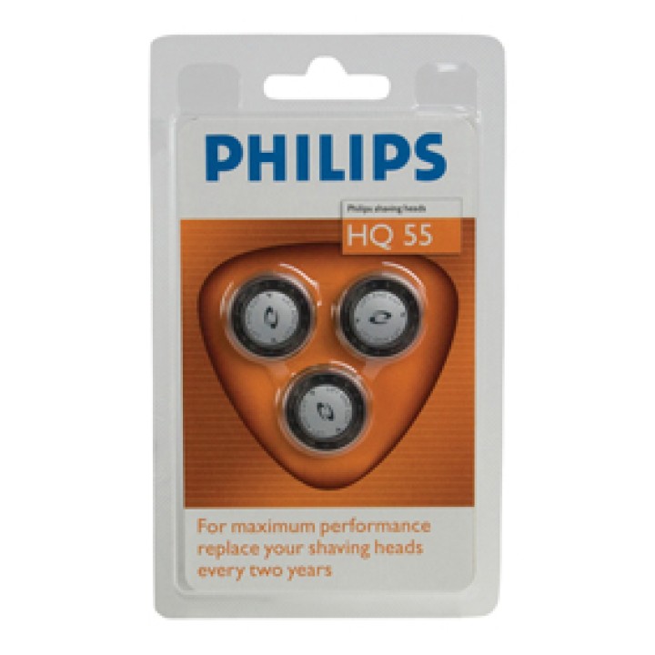 3 köpfe rasierer philips hq 55 3 405 6415 6423 6424 6445 6605 6610 6831 6842 6843 6844 6849 hq - 1