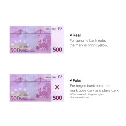 10 fieltro detector lápiz detector de billetes falsos de detección de usd 14 euro moneda jr international - 5