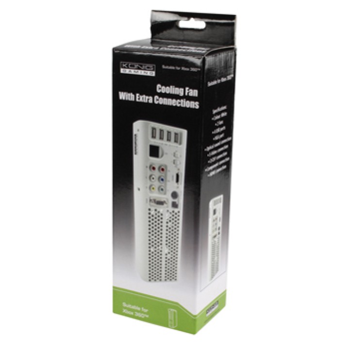 Cooler y conexiones adicionales gamx360 backp2 para xbox 360 ® könig konig - 1