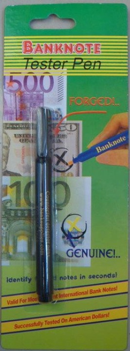 100 fieltro detector lápiz detector de billetes falsos de detección de usd 14 euro moneda eagle - 17