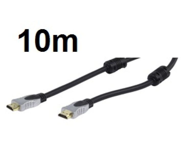 Cable cordon hdmi maho 19p macho alta calidad 10 metros hqss5550 10a26 hq - 1
