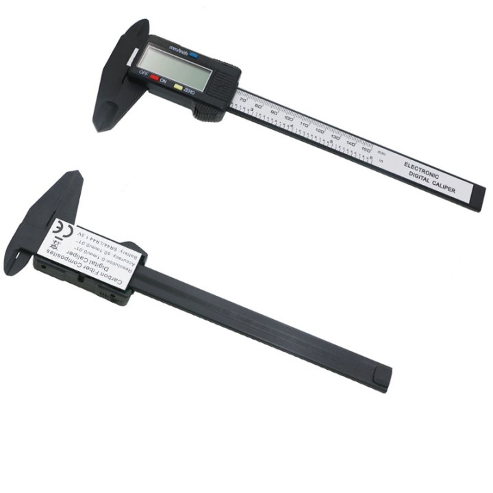Digital caliper micrometer vernier 150mm 6' 0.01mm superb precision velleman - 1