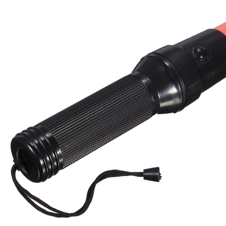 10 Traffic police baton 21 inch red lightingtraffic led safety control reflective warning stick flashlight jr international - 9