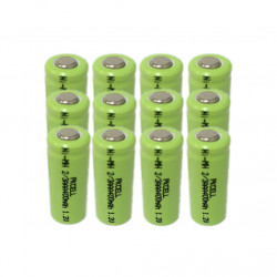 12 x Batteria ricaricabile da 1.2V 2 / 3AAA batteria 400mah 2/3 AAA ni-mh nimh con spinotto per rasoio elettrico eclats antivols