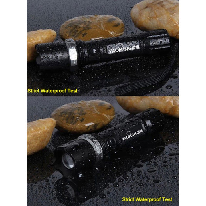 1000LM 5W cree impermeabile ha portato la polizia torcia elettrica di controllo del traffico stradale torcia ricaricabile da 186