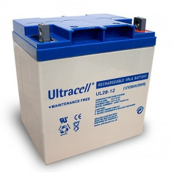 Wiederaufladbare batterie auf blei 12v 28ah akku solarenergie panasonic - 1