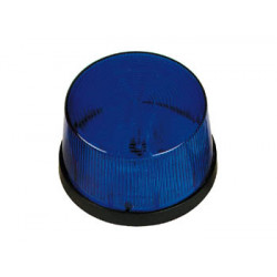 Flash alarma de incendio 12v luz estroboscópica color azul claro haa40b esb-77 ip65 velleman - 3