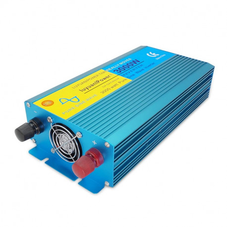 Digital Display PURE SINE WAVE POWER INVERTER 3000W DC 12V To AC 220V BOAT  Converter LCD Display 2 AC OUT