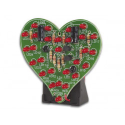 Impostare un cuore piccolo ha 28 led lampeggianti elettronica mk101 velleman - 2