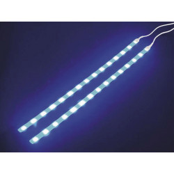 Double self adhesive led strip with control unit, blue velleman - 1