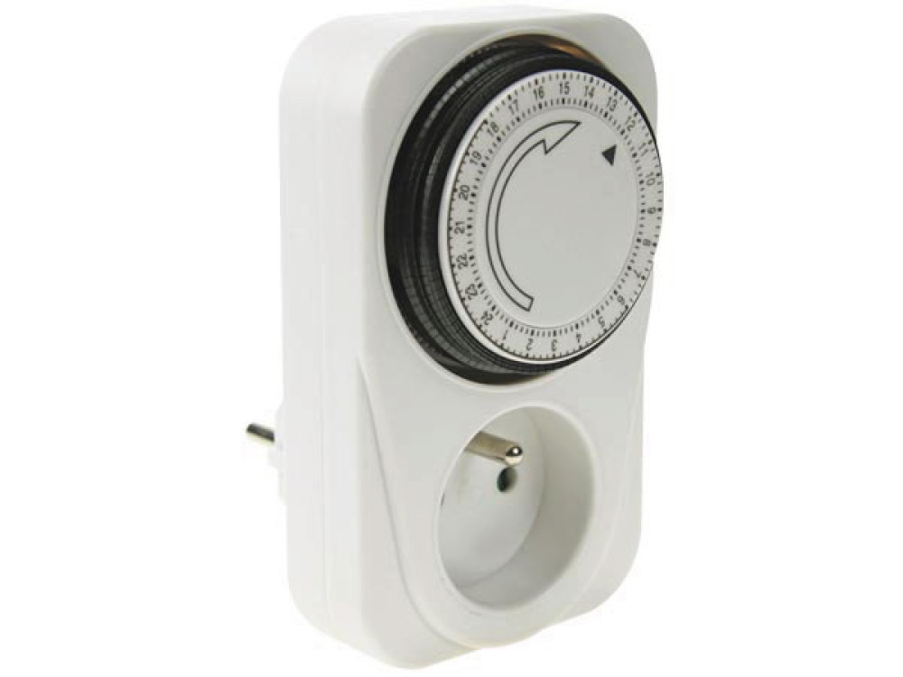 Programador 220vca timer7 e305d temporizador temporizador diario horario 3500w 24h velleman - 1