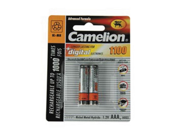 2 batterie ricaricabili nimh batteria aaa lr3 1.2v 1100mah hr3c 11 jr  international - 1