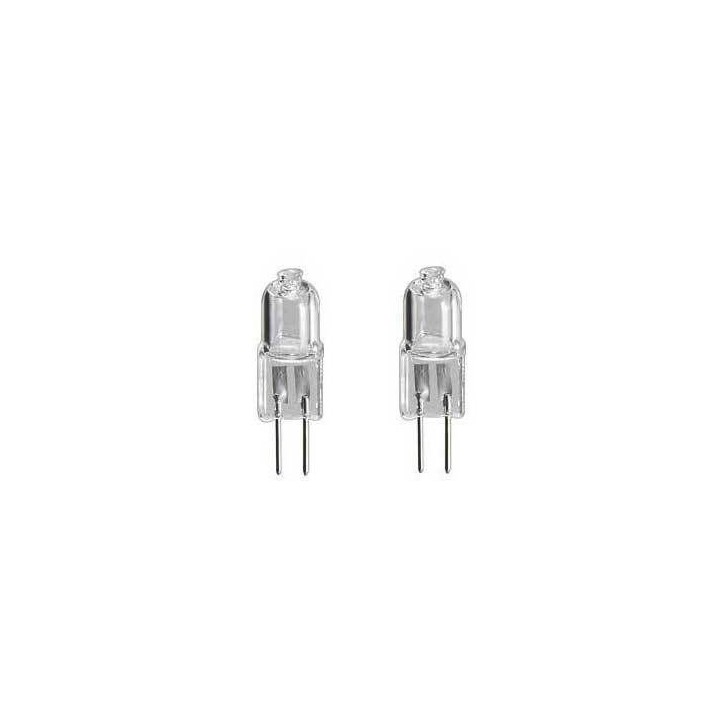 2 bombilla halógena transparente 10w 12v g4 lamp h012hq hq - 1