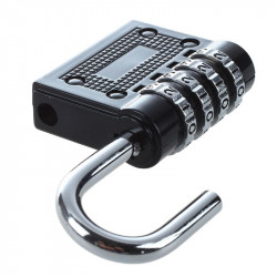 New resetable tri-circle 4 dial 43mm combination lock padlock zb40 jr  international - 7