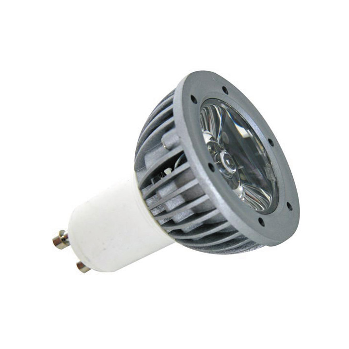 3w led lampe blau 230v gu10 jr international - 1