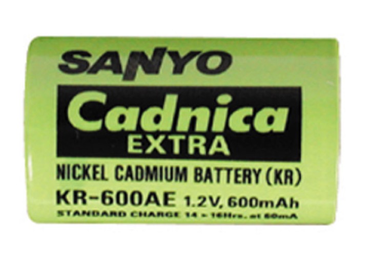 Acumulador sanyo ni cd 1.2v 600 mah ø17mm alkr 600ae sanyo - 1