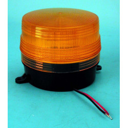 Flash allarme elettronico xenon 12vcc ambra ø100x80mm haa100 flash dispositivo allarme velleman - 1