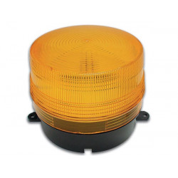 Flash 12vdc amber xenon flash, ø100x80mm strobe light strobe warning emergency lightsstrobe warning light systems fire police em