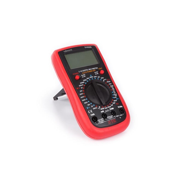 Multimeter digital lcd 3½ voltage current resistance temperature capacitance frequency measurement of diodes DVM895