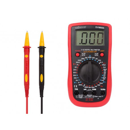 Multimetro digitale a 3½ voltaggio corrente resistenza resistenza temperatura capacità misura frequenza dei diodi DVM895