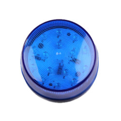 Xenon blitzlicht 12vdc blau ø70x44mm blitzlicht fur elektronische alarmanlage basetech - 4