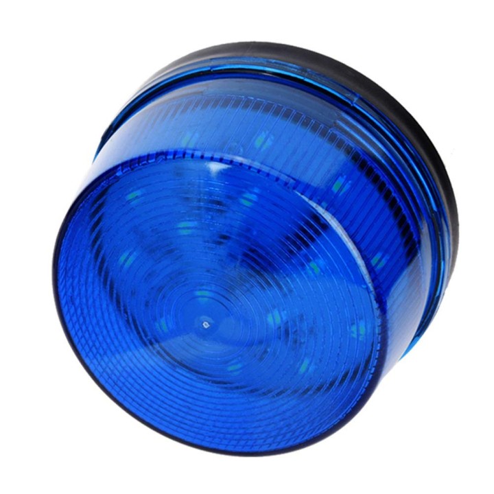 Flash 12vdc blue led flash, ø70x44mm strobe light strobe warning emergency lights strobe warning light systems fire police eme v