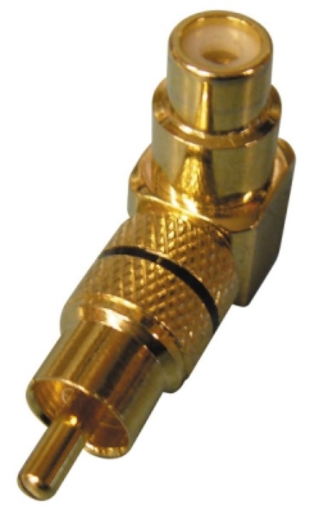 Elbow rca male / fem. golden black cen - 1