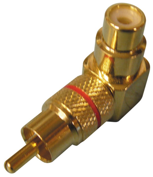 Elbow rca male / fem. golden red cen - 1