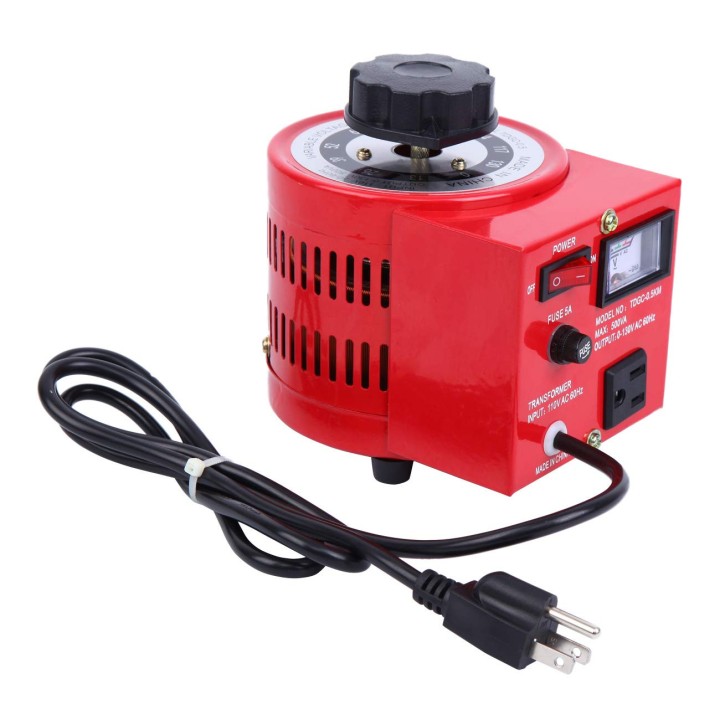 Transformador de voltaje Regulador de voltaje variable de CA automático de 5 A, 500 VCA máx. de 120 VCA 0-120 V / 130 VCA