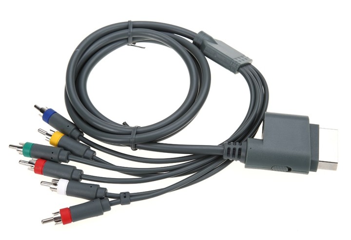 Alta definición 5.9ft 1.8M compuesto AV RCA HD TV cable de audio AV AV cable óptico AV RCA para Xbox 360 konig - 1