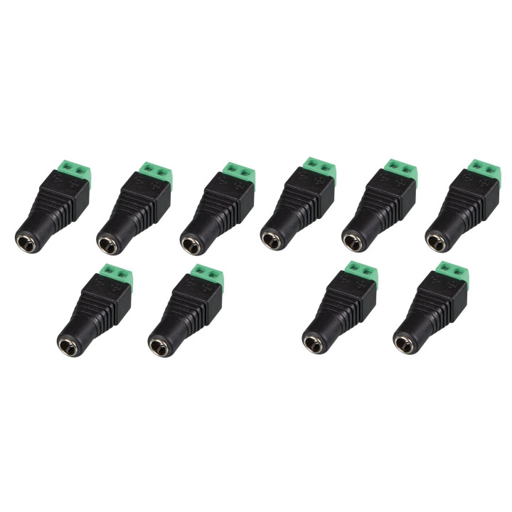 5,5 x 2,1 millimetri spina CC ai bulloni di connessione femmina (10 pc) CD021 velleman - 6