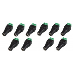 5,5 x 2,1 millimetri spina CC ai bulloni di connessione femmina (10 pc) CD021 velleman - 6