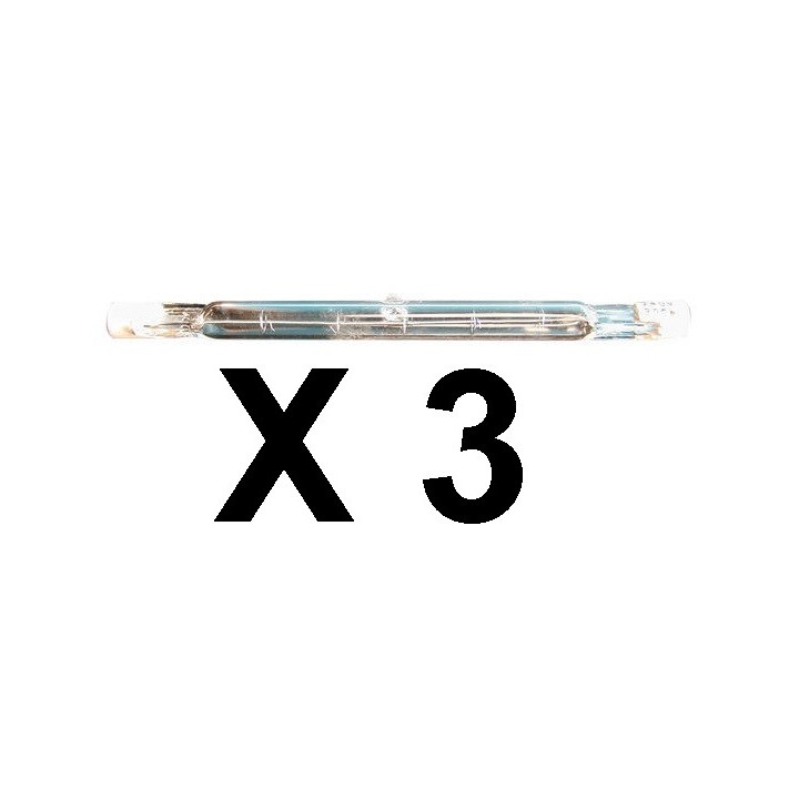 3 tubes 220v 300w r7 r7s 118mm eclairage halogene lumiere lamp h162hq lampe crayon quartz 230v 240v