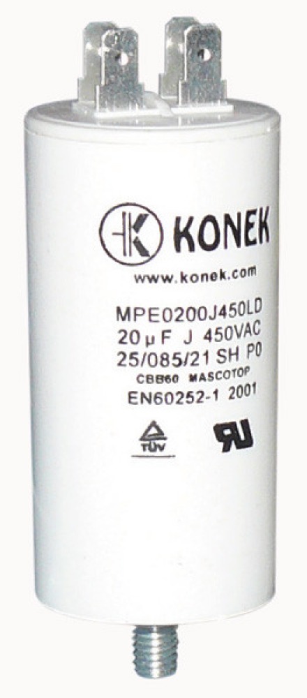 20?f kondensator mf mikrofarad 450v 50/60 hz motorinbetriebnahme w1 11.020 wohnung lug uhr deamx - 1