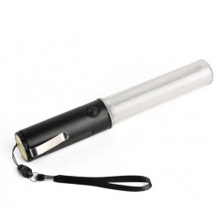 Baton lumineux 26cm led verte + batterie rechargeable + chargeur 220v 5v support magnetique