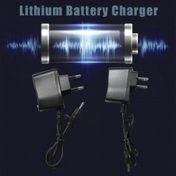 Adattatore per caricabatterie 11.1 v 12 v 12.6 v 1A 3 s per batteria ai polimeri di litio spina 5 x 2.1 mm euro eclats antivols 