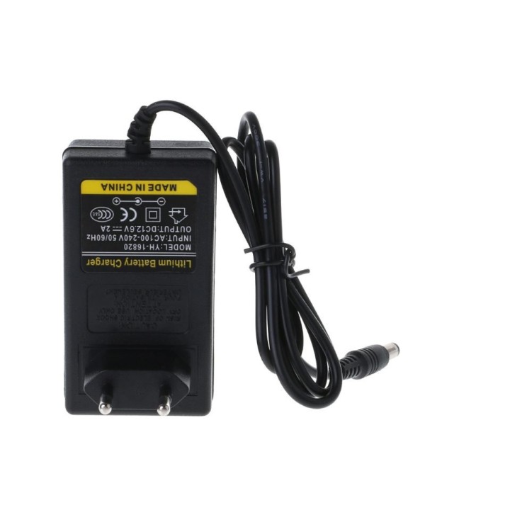 Chargeur adaptateur 11.1v 12v 12.6v 2A 3s pour batterie lithium polymer 5.5 x 2.1mm euro plug