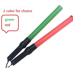 Traffic police baton green lightingtraffic 21-inch Roadside Safety LED Traffic Wand Baton led safety control reflective warning 