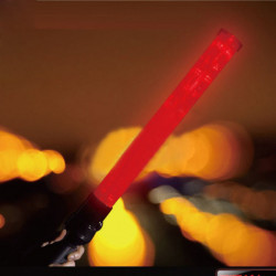 Traffic police baton red lightingtraffic led safety control reflective warning stick flashlight klein-toys - 6