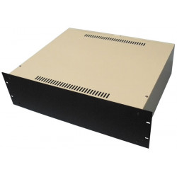 Caja aluminio retex 3u 363 rack 19' facha negra sin empenadura retex - 1