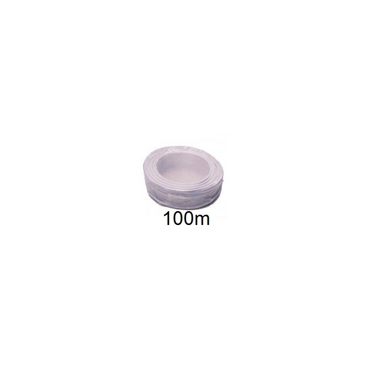 Sheathed flexible cable specially for alarm, 4x0.22 + 2x0.5 ø4.5mm, white, 100m phone cable fire alarm cable signal cable sheath