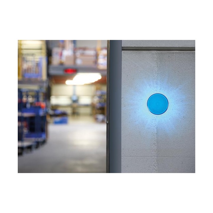 Led blitzlicht blau 12vdc diam 77mm haa40bn velleman - 1