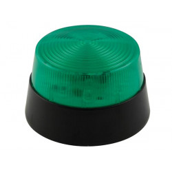 Led flashing light green 12vdc diam 77mm haa40gn velleman - 1