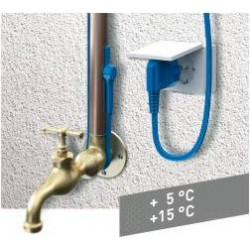 Anticongelante cable eléctrico cable 36m aquacable-36 tubo de calefacción con termostato manguera de agua climapor - 1