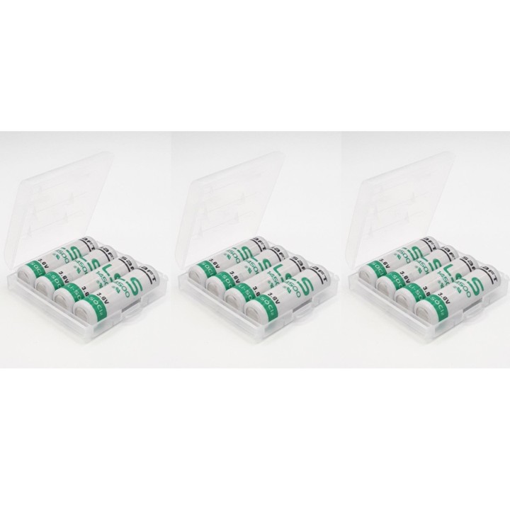 12 lithium saft ls 14500 2400mah 3.6v aa ls14500 cr14505 er6h ltc17c tl5104 er6aa ls14500c saft - 3