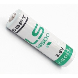 16 lithium saft ls 14500 2400mah 3.6v aa ls14500 cr14505 er6h ltc17c tl5104 er6aa ls14500c saft - 1