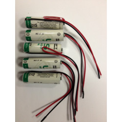 5 lithium batteries ls 14500 aa 3.6v 2000mah cr14505 er14505 ls14500 er6h ls14500c ltc17c tl5104 er6aa jr international - 3
